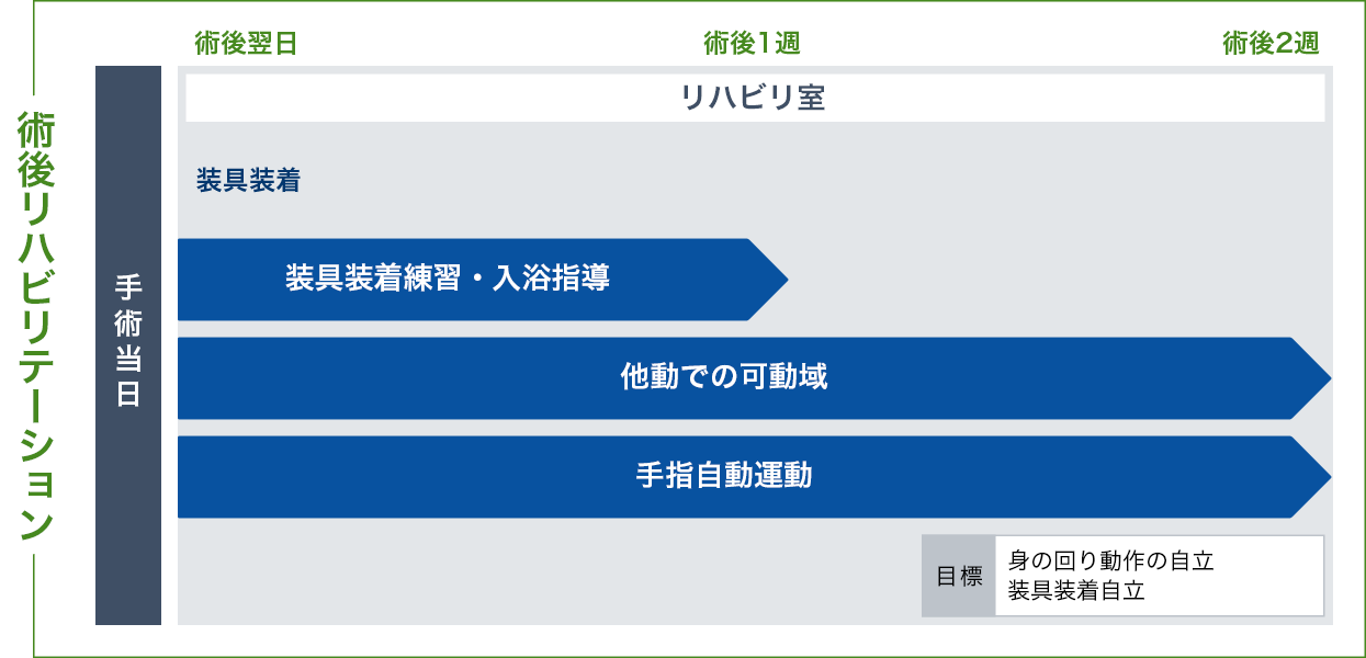 手術後の治療の流れ